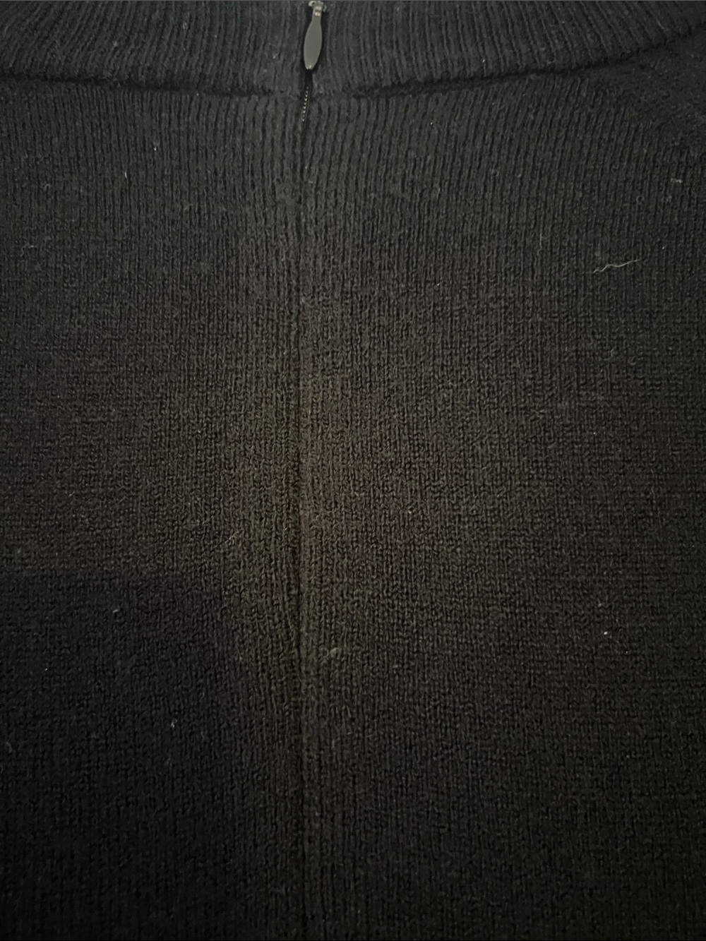 Black Crewneck Sweater - Classic Everyday Knit - Picture 3 of 4